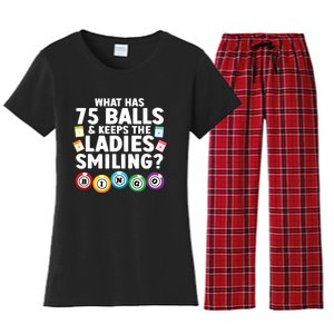 Cool Bingo Novelty Bingo Lover Bingo Player Women's Flannel Pajama Set