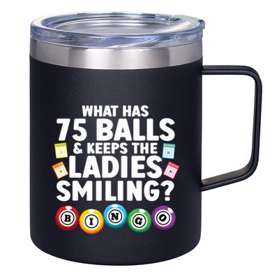 Cool Bingo Novelty Bingo Lover Bingo Player 12oz Stainless Steel Coffee Mug
