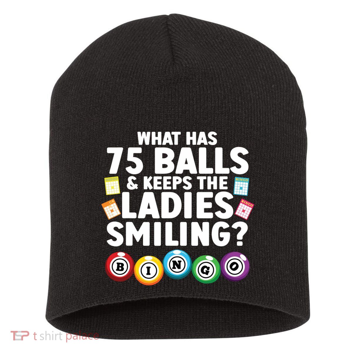 Cool Bingo Novelty Bingo Lover Bingo Player Short Acrylic Beanie