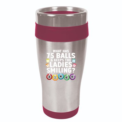 Cool Bingo Novelty Bingo Lover Bingo Player 16oz Travel Tumbler