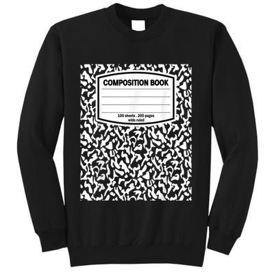 Composition Book Notebook Matching Group Halloween Teacher Sweatshirt
