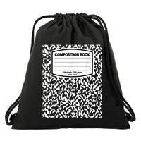 Composition Book Notebook Matching Group Halloween Teacher Drawstring Bag