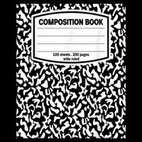 Composition Book Notebook Matching Group Halloween Teacher Drawstring Bag