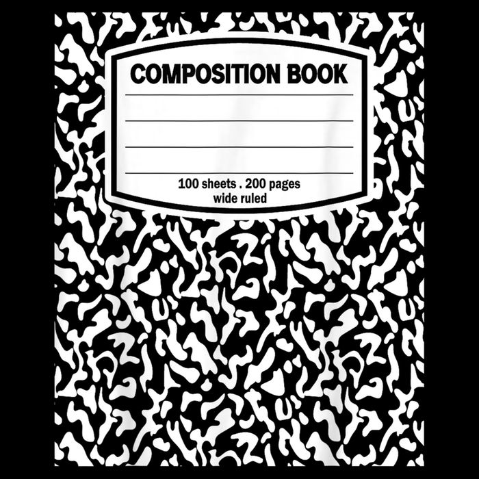 Composition Book Notebook Matching Group Halloween Teacher Drawstring Bag