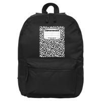 Composition Book Notebook Matching Group Halloween Teacher 16 in Basic Backpack