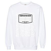 Composition Book Notebook Matching Group Halloween Teacher Garment-Dyed Sweatshirt