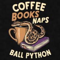 Coffee Books Naps Ball Python Snake Pet Ball Python Gift Ladies PosiCharge Tri-Blend Wicking Tank