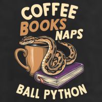 Coffee Books Naps Ball Python Snake Pet Ball Python Gift Trucker Hat
