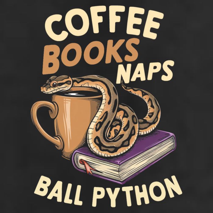 Coffee Books Naps Ball Python Snake Pet Ball Python Gift Trucker Hat