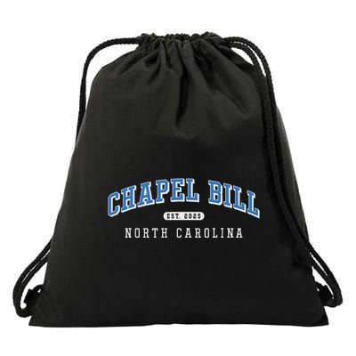 Chapel Bill North Carolina Fan Merch Drawstring Bag