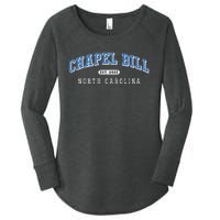 Chapel Bill North Carolina Fan Merch Women's Perfect Tri Tunic Long Sleeve Shirt