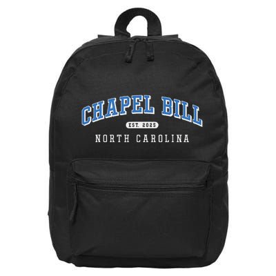 Chapel Bill North Carolina Fan Merch 16 in Basic Backpack