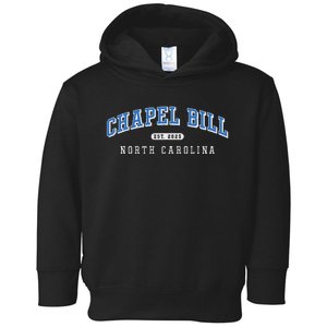 Chapel Bill North Carolina Fan Merch Toddler Hoodie