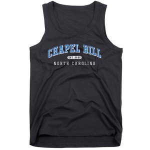 Chapel Bill North Carolina Fan Merch Tank Top