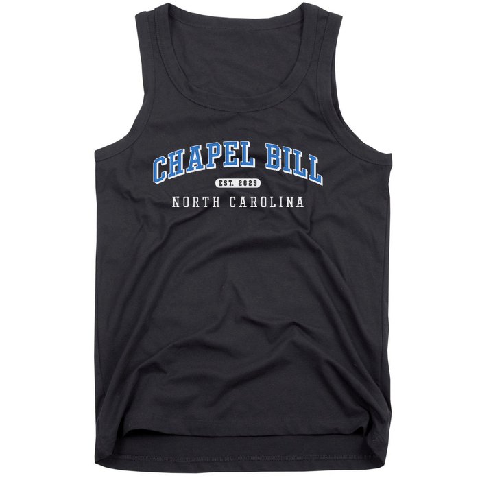 Chapel Bill North Carolina Fan Merch Tank Top