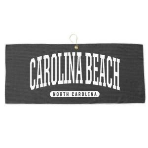 Carolina Beach North Carolina Large Microfiber Waffle Golf Towel