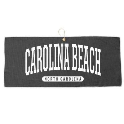 Carolina Beach North Carolina Large Microfiber Waffle Golf Towel