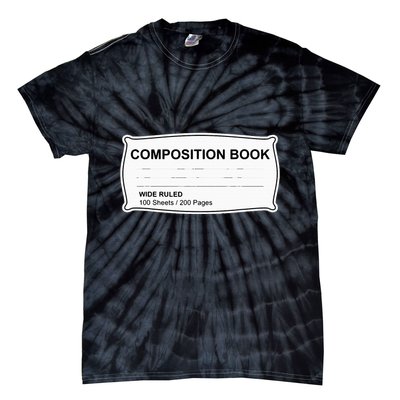 Composition Book Notebook TeacherS Halloween Group Costume Tie-Dye T-Shirt