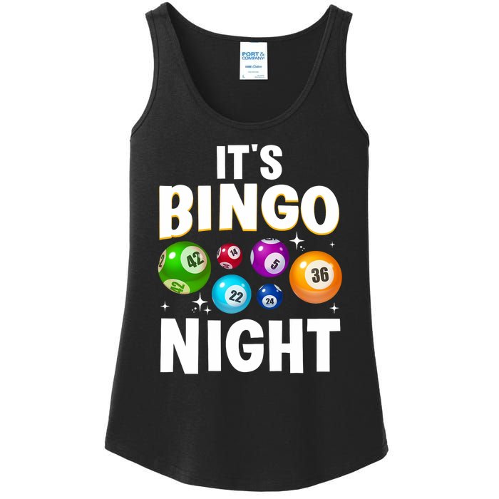 Cool Bingo Night Art Bingo Lover Bingo Player Ladies Essential Tank