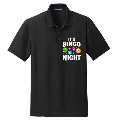 Cool Bingo Night Art Bingo Lover Bingo Player Dry Zone Grid Polo