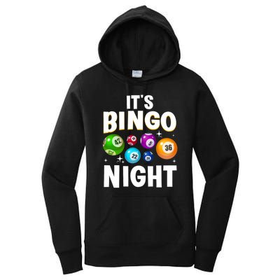 Cool Bingo Night Art Bingo Lover Bingo Player Women's Pullover Hoodie