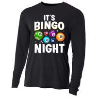 Cool Bingo Night Art Bingo Lover Bingo Player Cooling Performance Long Sleeve Crew