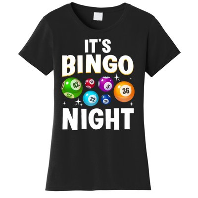 Cool Bingo Night Art Bingo Lover Bingo Player Women's T-Shirt