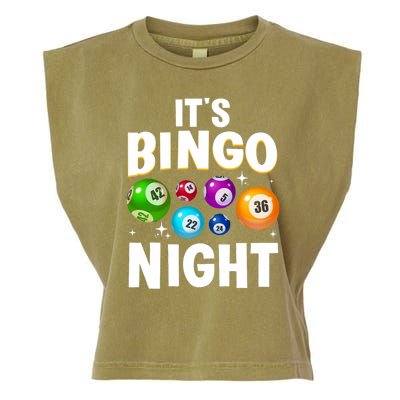 Cool Bingo Night Art Bingo Lover Bingo Player Garment-Dyed Women's Muscle Tee