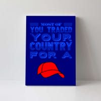 Country Blue Novelty Freedom Humor Gift Canvas