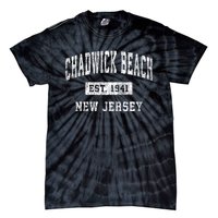 Chadwick Beach New Jersey Nj Vintage Established Sports Tie-Dye T-Shirt