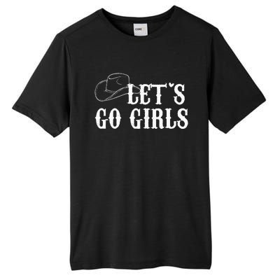 Cowgirls Bride Nashville Bachelorette Lets Go Tall Fusion ChromaSoft Performance T-Shirt