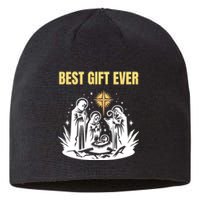 Christmas Best Nativity Xmas Christian Jesus Sustainable Beanie