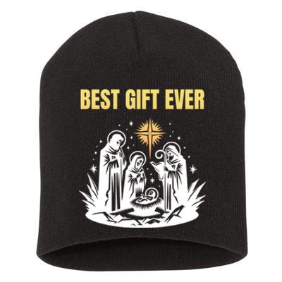 Christmas Best Nativity Xmas Christian Jesus Short Acrylic Beanie