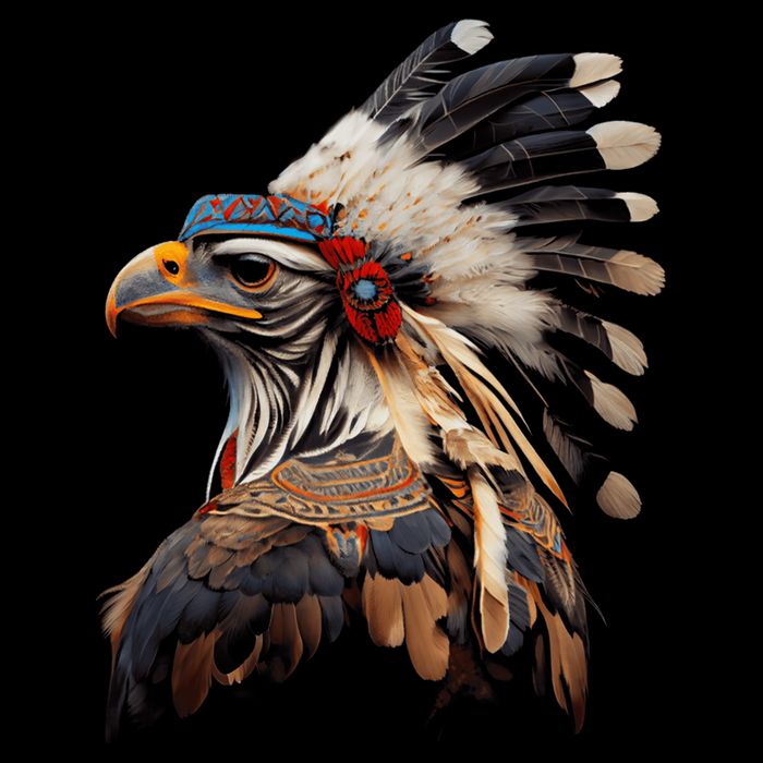 Chicken Bird Native American Indian Northwest Tribal Graphic City Backpack