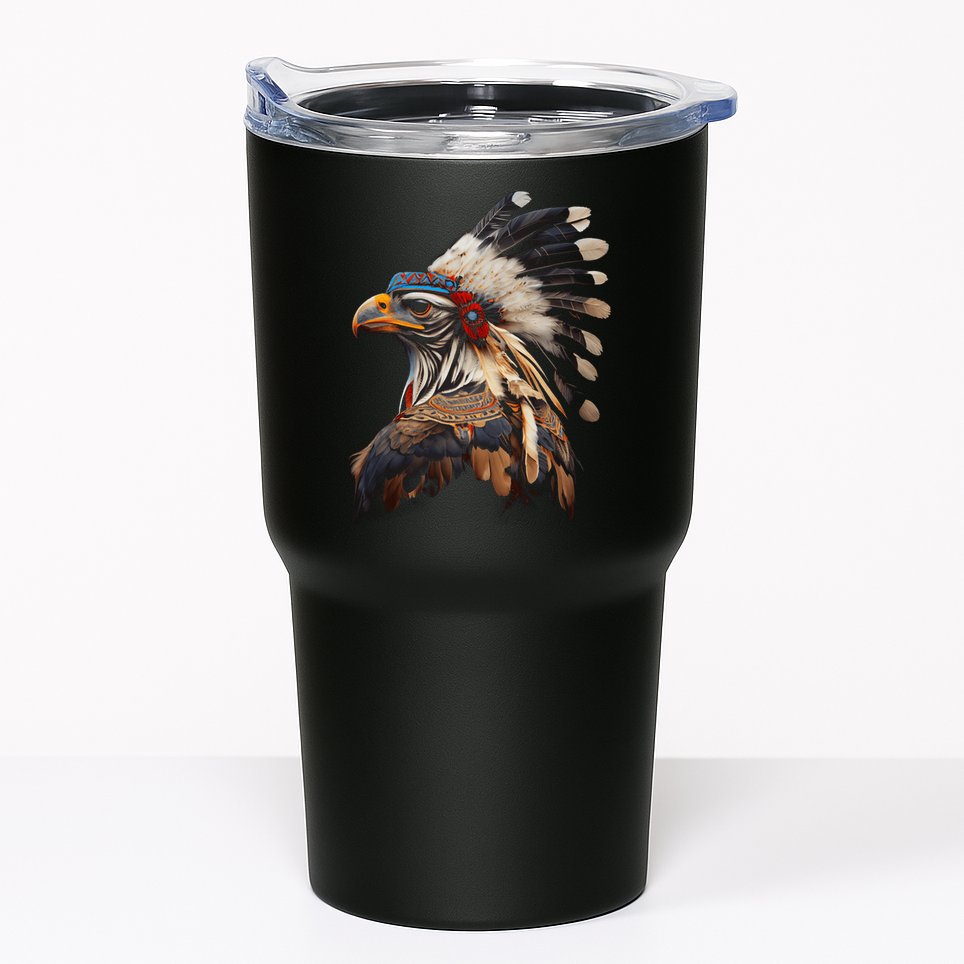 Chicken Bird Native American Indian Northwest Tribal Graphic Tumbler