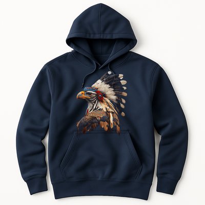 Chicken Bird Native American Indian Northwest Tribal Graphic Hoodie