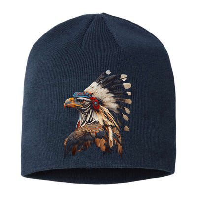 Chicken Bird Native American Indian Northwest Tribal Graphic Sustainable Beanie