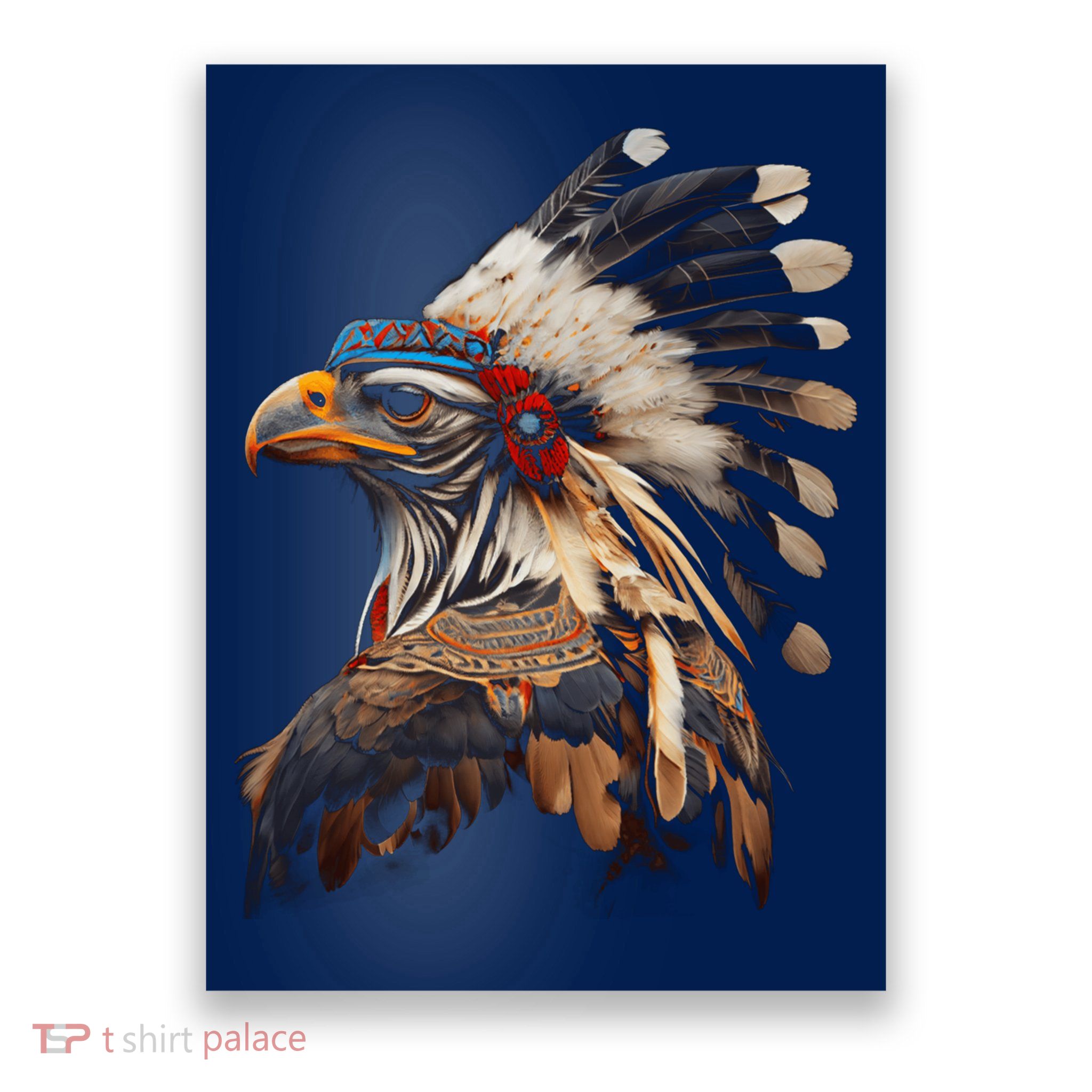 Chicken Bird Native American Indian Northwest Tribal Graphic Poster