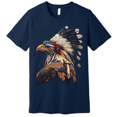 Chicken Bird Native American Indian Northwest Tribal Graphic Premium T-Shirt