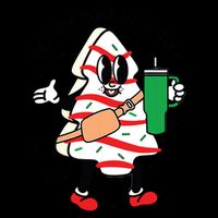 Cute Boojee Out Here Lookin Like A Snack Christmas Tree Cake Drawstring Bag
