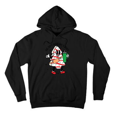 Cute Boojee Out Here Lookin Like A Snack Christmas Tree Cake Tall Hoodie