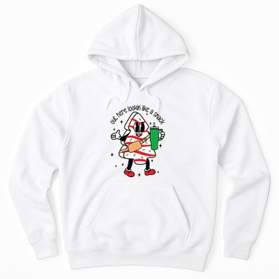 Cute Boojee Out Here Lookin Like A Snack Christmas Tree Cake Hoodie