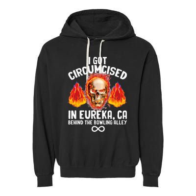 Circumcised Bowling Oddly Specific Humor Weird Garment-Dyed Fleece Hoodie