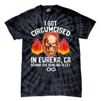 Circumcised Bowling Oddly Specific Humor Weird Tie-Dye T-Shirt