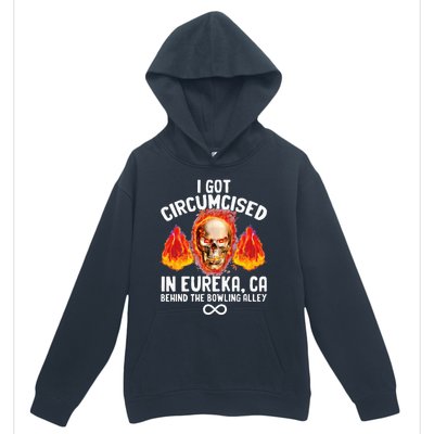 Circumcised Bowling Oddly Specific Humor Weird Urban Pullover Hoodie