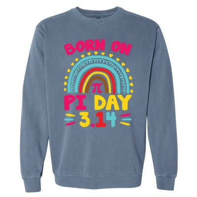 Cool Born On Pi Day Garment-Dyed Sweatshirt