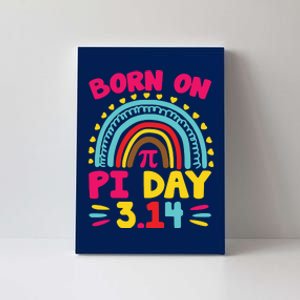 Cool Born On Pi Day Canvas