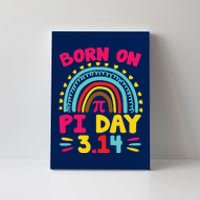 Cool Born On Pi Day Canvas