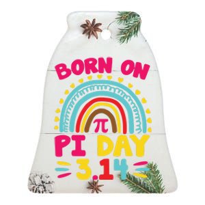 Cool Born On Pi Day Ceramic Bell Ornament