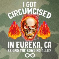 Circumcised Bowling Oddly Specific Humor Weird Legacy Tie Dye Trucker Hat